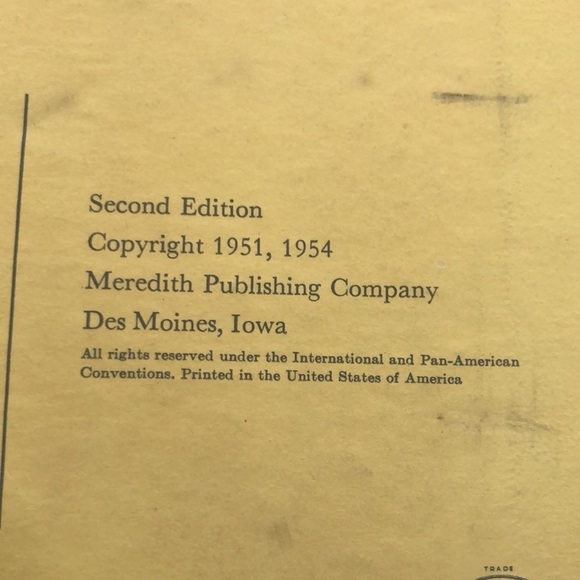 Better Homes & Gardens Garden Book Spiral Bound 1954 Hardcover Tabs Vintage - Picture 7 of 8